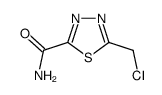 5-(chloromethyl)-1,3,4-thiadiazole-2-carboxamide结构式