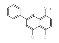 4,5-Dichloro-8-methyl-2-phenylquinoline Structure