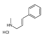 (E)-N-Methyl-3-phenyl-2-propen-1-amine structure