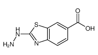 6-Benzothiazolecarboxylicacid,2-hydrazino-(6CI) structure