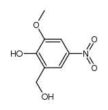 2-hydroxy-3-methoxy-5-nitro-benzyl alcohol Structure