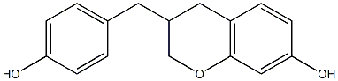 (3R)-7-hydroxy-3-(4-hydroxybenzyl)chromane图片