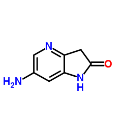 6-Amino-1,3-dihydro-2H-pyrrolo[3,2-b]pyridin-2-one结构式