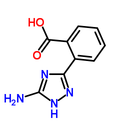 2-(3-Amino-1H-1,2,4-triazol-5-yl)benzoic acid结构式