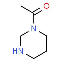 1-(Tetrahydro-1(2H)-pyrimidinyl)ethanone Structure