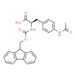 Fmoc-D-4-acetamidophe结构式