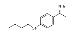 (R)-1-(4-(butylselanyl)phenyl)ethanamine结构式