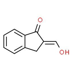 1H-Inden-1-one, 2,3-dihydro-2-(hydroxymethylene)-, (E)- (9CI)结构式
