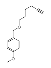 1-(hex-5-ynoxymethyl)-4-methoxybenzene结构式
