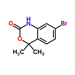 7-Bromo-4,4-dimethyl-1H-benzo[d][1,3]oxazin-2(4H)-one Structure