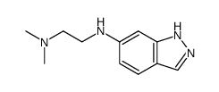 N1-(1H-indazol-6-yl)-N2,N2-dimethylethane-1,2-diamine Structure