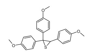 tris(p-methoxyphenyl)thiirane结构式
