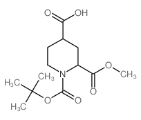 1-(tert-Butoxycarbonyl)-2-(methoxycarbonyl)-piperidine-4-carboxylic acid picture