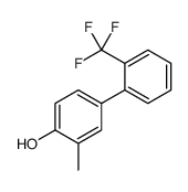 2-methyl-4-[2-(trifluoromethyl)phenyl]phenol Structure