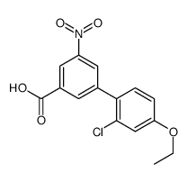 3-(2-chloro-4-ethoxyphenyl)-5-nitrobenzoic acid结构式