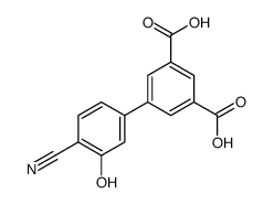 5-(4-cyano-3-hydroxyphenyl)benzene-1,3-dicarboxylic acid Structure