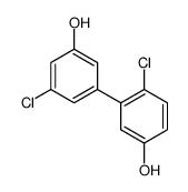 4-chloro-3-(3-chloro-5-hydroxyphenyl)phenol结构式