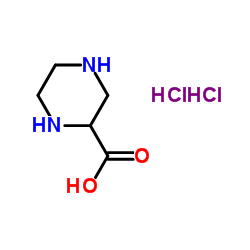 2-Piperazinecarboxylic acid dihydrochloride structure