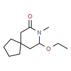 8-Azaspiro[4.5]decan-7-one,9-ethoxy-8-methyl-(9CI)结构式