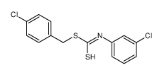 (4-chlorophenyl)methyl N-(3-chlorophenyl)carbamodithioate结构式