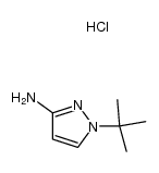 1-tert-butyl-1H-pyrazol-3-amine hydrochloride Structure