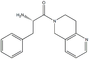 1-Propanone, 2-amino-1-(7,8-dihydro-1,6-naphthyridin-6(5H)-yl)-3-phenyl-, (2S)-结构式