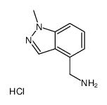 (1-Methyl-1H-indazol-4-yl)Methanamine hydrochloride structure