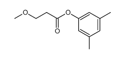 3,5-dimethylphenyl 3-methoxypropionate结构式