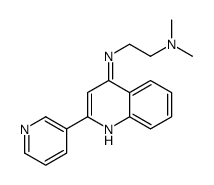 N',N'-dimethyl-N-(2-pyridin-3-ylquinolin-4-yl)ethane-1,2-diamine Structure