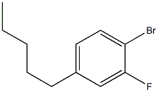 1-Bromo-2-fluoro-4-pentylbenzene Structure