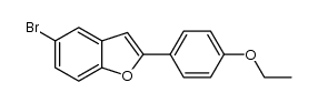 5-bromo-2-(4-ethoxyphenyl)benzofuran Structure