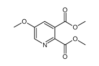 二甲基-5-甲氧基吡啶-2,3-二甲酸酯结构式