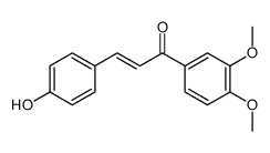 1-(3,4-dimethoxyphenyl)-3-(4-hydroxyphenyl)prop-2-en-1-one结构式