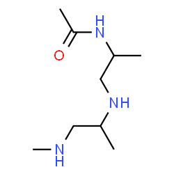 Acetamide,N-[1-methyl-2-[[1-methyl-2-(methylamino)ethyl]amino]ethyl]- Structure