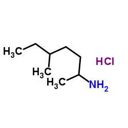 5-Methyl-2-heptanamine hydrochloride (1:1)结构式