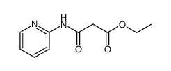 ethyl 3-oxo-3-(pyridin-2-ylamino)propianoate结构式