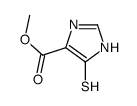 1H-Imidazole-4-carboxylicacid,5-mercapto-,methylester(9CI) Structure