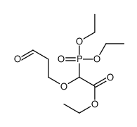 ethyl 2-diethoxyphosphoryl-2-(3-oxopropoxy)acetate Structure