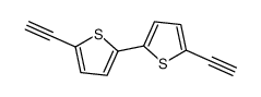 2-ethynyl-5-(5-ethynylthiophen-2-yl)thiophene结构式