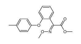 E-α-methoxyimino-2-(4-methylphenoxy)phenylacetic acid methyl ester Structure