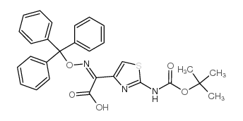 (Z)-2-(2-Boc-aminothiazole-4-yl-)-2-trityloxyiminoacetic acid picture