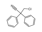 3-Chlor-2,2-diphenyl-propionitril Structure