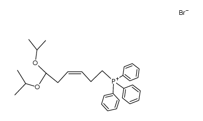 (Z)-(6,6-diisopropoxyhex-3-en-1-yl)triphenylphosphonium bromide Structure