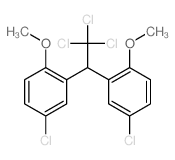 Benzene,1,1'-(2,2,2-trichloroethylidene)bis[5-chloro-2-methoxy-结构式