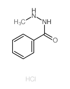 Benzoic acid,2-methylhydrazide, hydrochloride (1:1)结构式