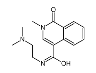 N-[2-(dimethylamino)ethyl]-2-methyl-1-oxoisoquinoline-4-carboxamide结构式