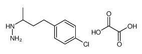 4-(4-chlorophenyl)butan-2-ylhydrazine,oxalic acid Structure