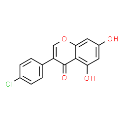 3-(4-Chlorophenyl)-5,7-dihydroxy-4H-chromen-4-one Structure