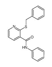 2-(benzylthio)-N-phenylnicotinamide结构式