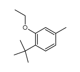 4-tert-butyl-3-ethoxytoluene结构式